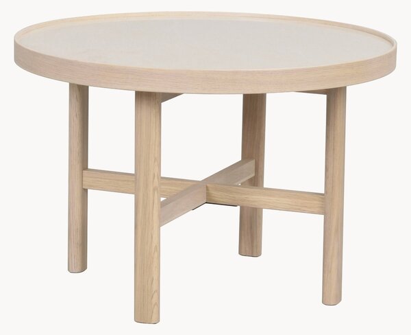 Okrągły stolik kawowy z drewna dębowego Marsden, Ø 60 cm