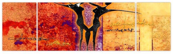 Obraz - Afrykańskie boginie (170x50 cm)