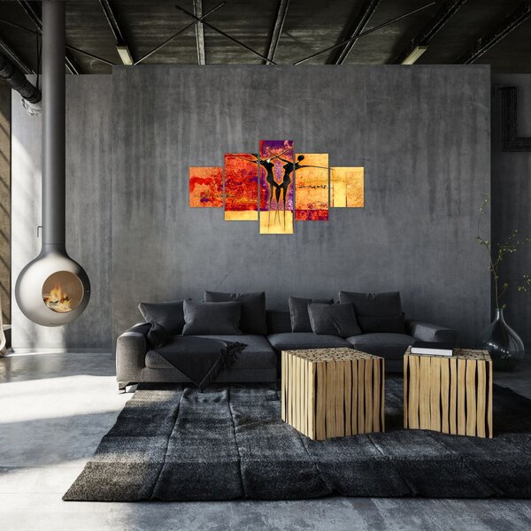 Obraz - Afrykańskie boginie (125x70 cm)
