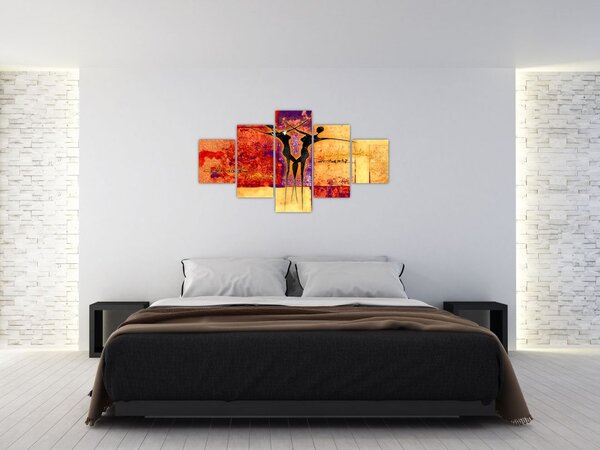 Obraz - Afrykańskie boginie (125x70 cm)