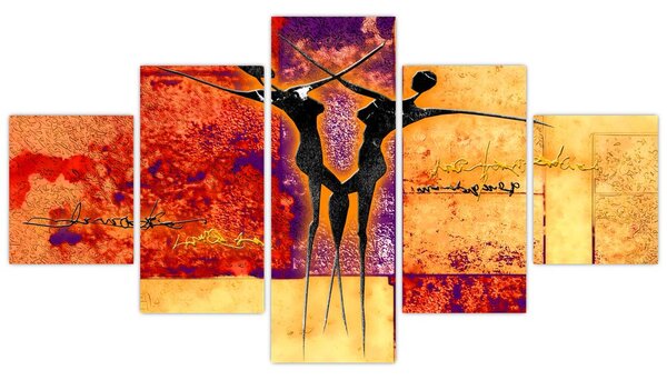 Obraz - Afrykańskie boginie (125x70 cm)