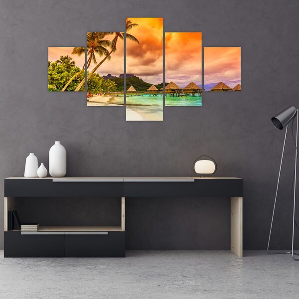Obraz - Bora Bora Island (125x70 cm)