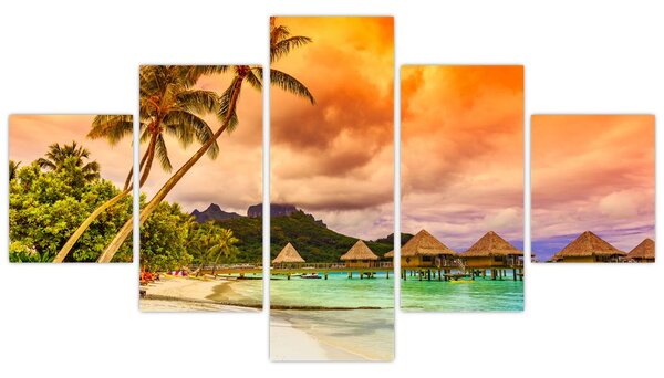 Obraz - Bora Bora Island (125x70 cm)