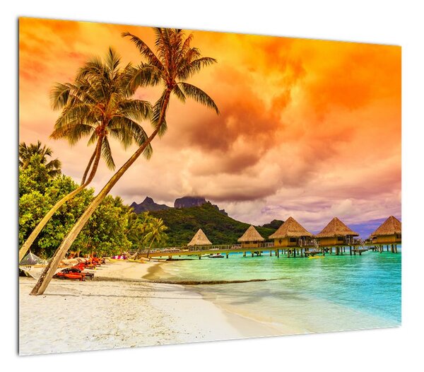 Obraz - Bora Bora Island (70x50 cm)