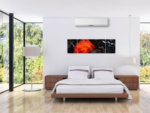 Obraz - świecący minerał (170x50 cm)