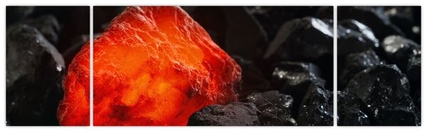 Obraz - świecący minerał (170x50 cm)
