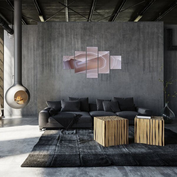 Obraz - Marmurowy agat (125x70 cm)