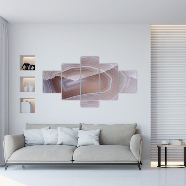 Obraz - Marmurowy agat (125x70 cm)