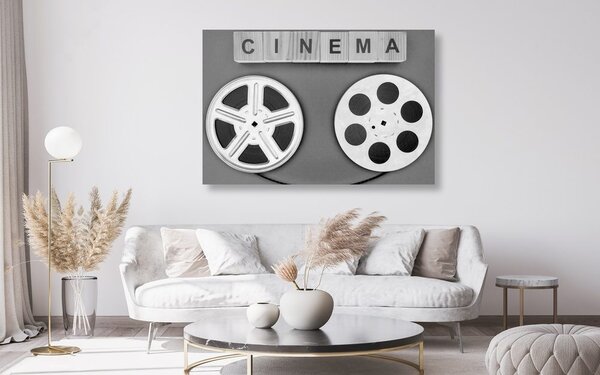 Obraz taśma filmowa czarno-biała