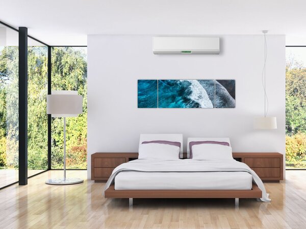 Obraz - Fale na morzu (170x50 cm)