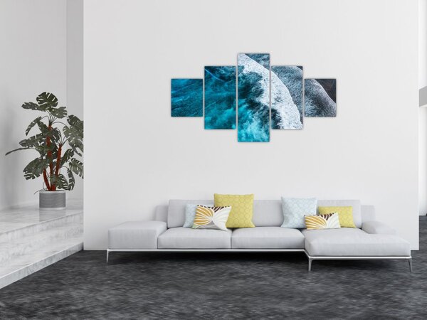 Obraz - Fale na morzu (125x70 cm)