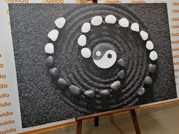 Obraz harmonijne Yin i Yang