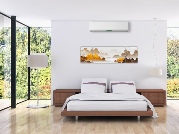 Obraz - Góry we mgle (170x50 cm)