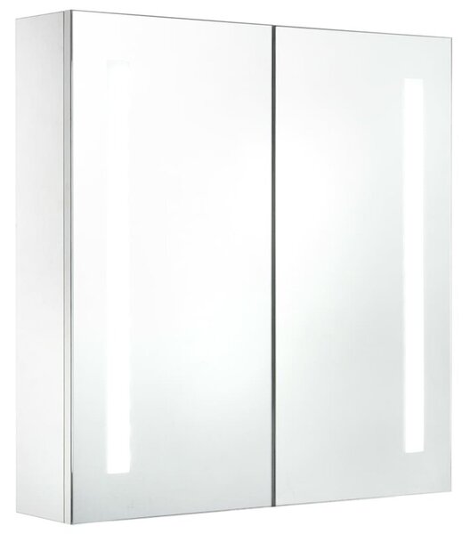 Szafka łazienkowa z lustrem i LED, 60 x 14 x 62 cm | FAVI.pl