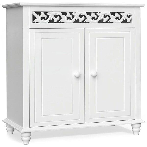 Komoda JERSEY, 76 x 65 x 35cm, biała Casaria