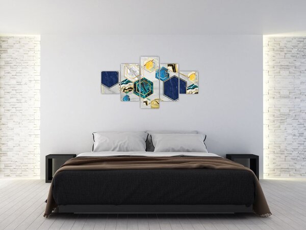 Obraz - Marmurowa kompozycja (125x70 cm)