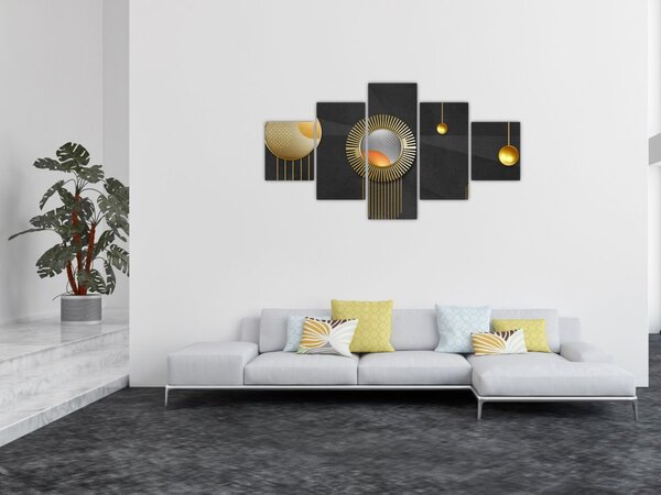 Obraz- Abstrakcja (125x70 cm)