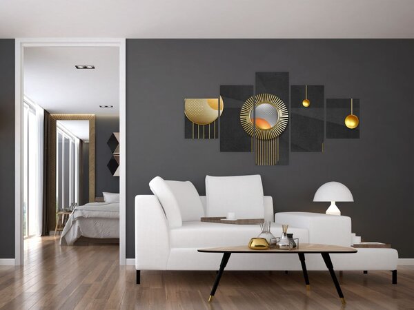 Obraz- Abstrakcja (125x70 cm)