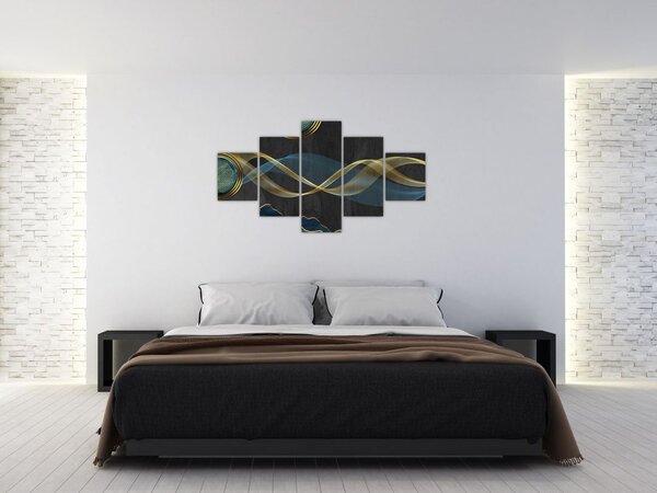 Obraz - Abstrakcja (125x70 cm)