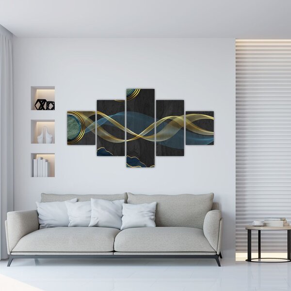 Obraz - Abstrakcja (125x70 cm)