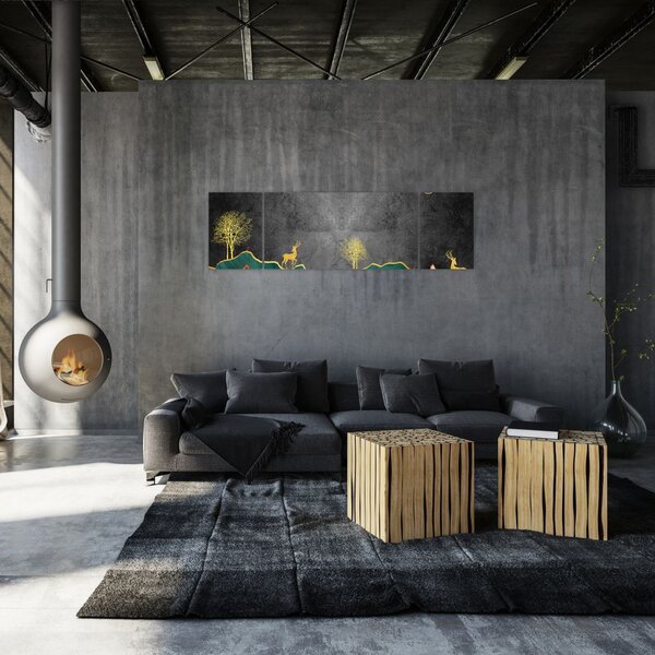 Obraz - Górska sceneria (170x50 cm)