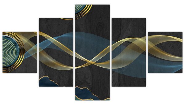 Obraz - Abstrakcja (125x70 cm)