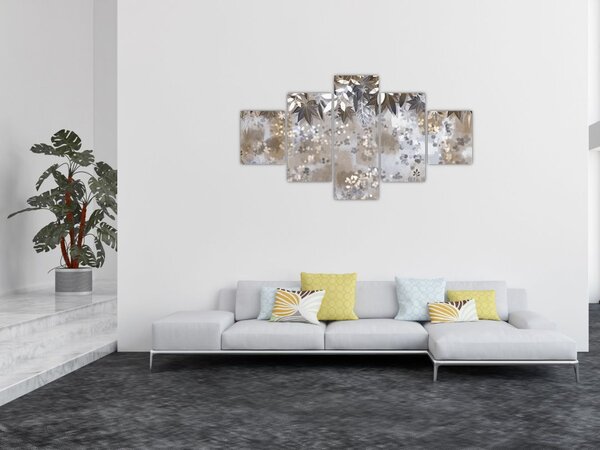 Obraz - Jesienne liście (125x70 cm)