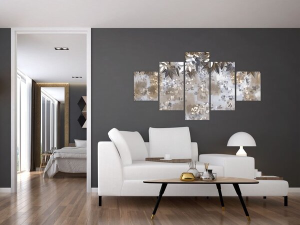 Obraz - Jesienne liście (125x70 cm)