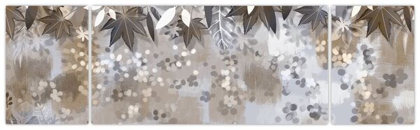 Obraz - Jesienne liście (170x50 cm)