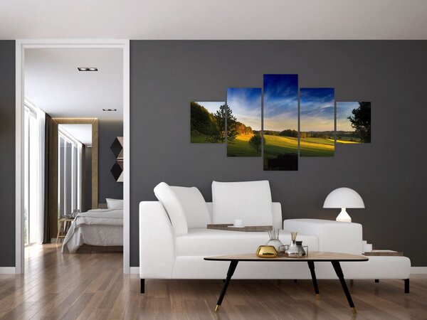 Obraz - Górska łąka (125x70 cm)