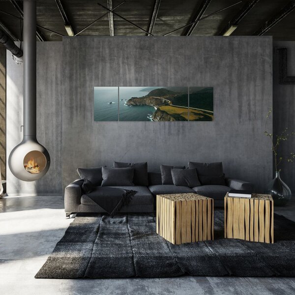 Obraz - Klif w oceanie (170x50 cm)