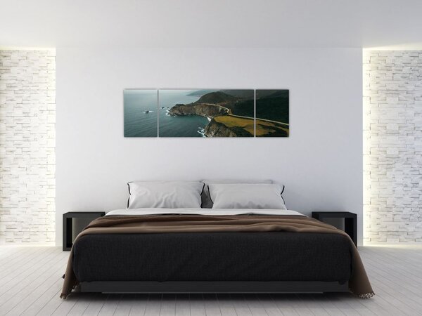 Obraz - Klif w oceanie (170x50 cm)