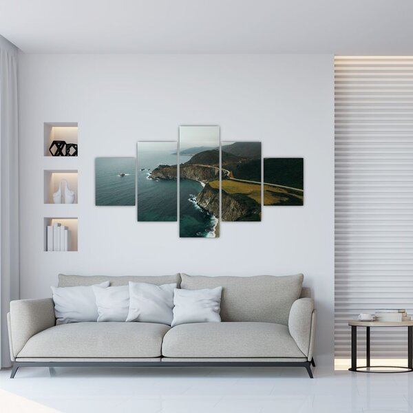 Obraz - Klif w oceanie (125x70 cm)