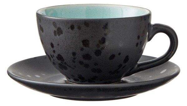 Czarne/ciemnoniebieskie filiżanki zestaw 4 szt. ceramiczne 240 ml Gastro Black/Mix – Bitz