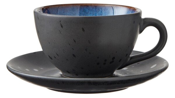 Czarne/ciemnoniebieskie filiżanki zestaw 4 szt. ceramiczne 240 ml Gastro Black/Mix – Bitz