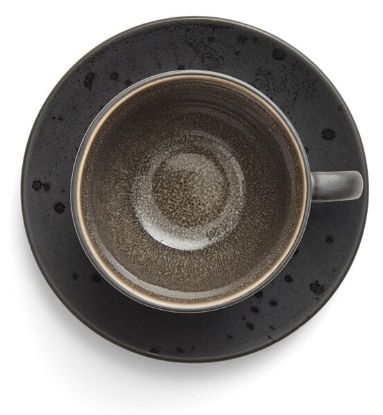 Czarne/ciemnoniebieskie filiżanki zestaw 4 szt. ceramiczne 240 ml Gastro Black/Mix – Bitz