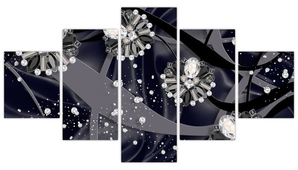 Obraz - Diamenty w pomieszczeniu (125x70 cm)