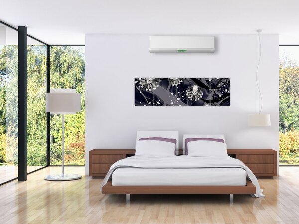 Obraz - Diamenty w pomieszczeniu (170x50 cm)