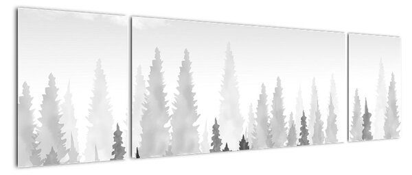 Obraz - Szczyty lasów (170x50 cm)