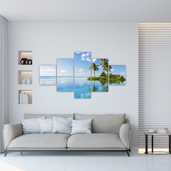 Obraz - Tropikalna wyspa (125x70 cm)