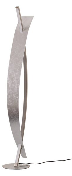 Lampa stojąca LED Marija Lucande, możliwość ściemniania, chromowy / srebrny, salon / jadalnia, metal, nowoczesny