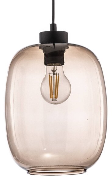 Lampa wisząca szklana Elio TK Lighting, możliwość ściemniania, przezroczysty / transparentny, salon / jadalnia, szkło, nowoczesny