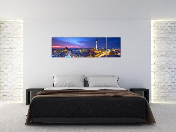 Obraz - Niebieskie niebo nad Berlinem (170x50 cm)