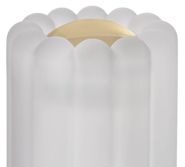 Tom Dixon Lampa stołowa LED Press, możliwość ściemniania, salon / jadalnia, szkło, design