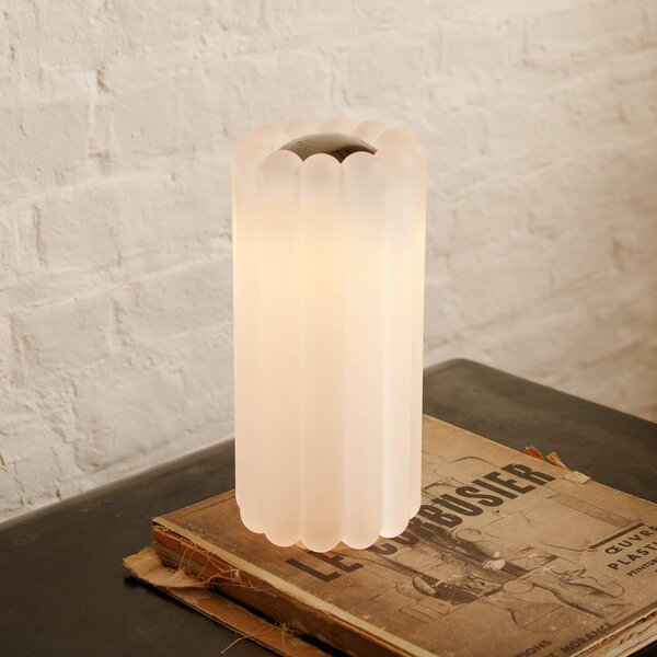 Tom Dixon Lampa stołowa LED Press, możliwość ściemniania, salon / jadalnia, szkło, design
