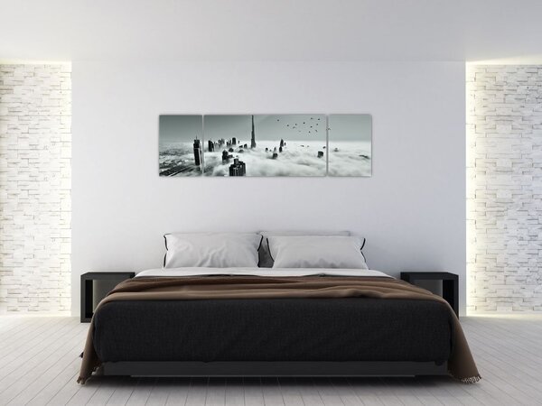 Obraz - Wieżowce w Dubaju (170x50 cm)