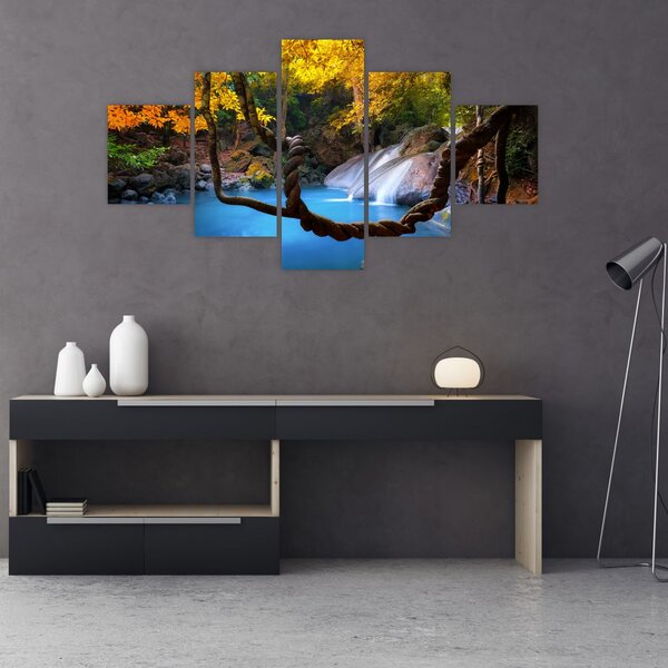 Obraz - Wodospady w Azji (125x70 cm)