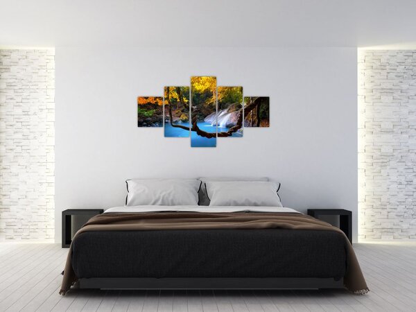 Obraz - Wodospady w Azji (125x70 cm)
