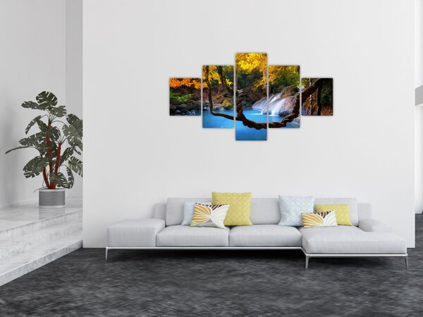 Obraz - Wodospady w Azji (125x70 cm)