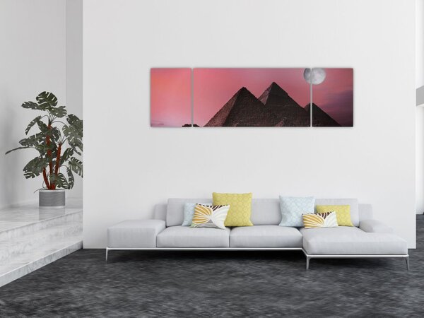 Obraz - Piramidy w Gizie, Egipt (170x50 cm)